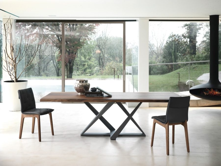 Bontempi Millennium Dining Table Walnut
