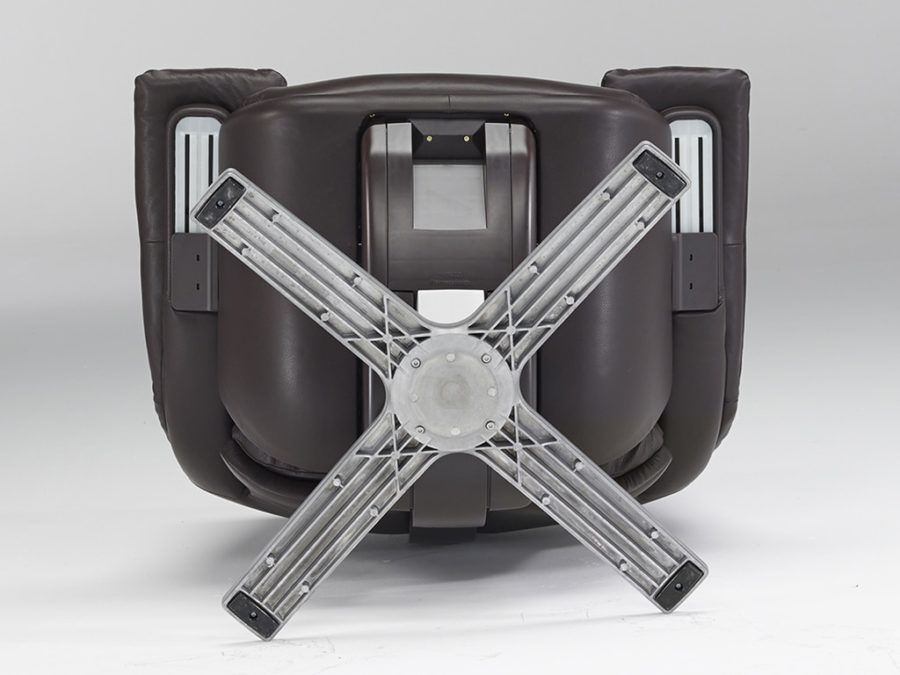 Natuzzi Re-Vive Casual King Recliner Brown - Image 5