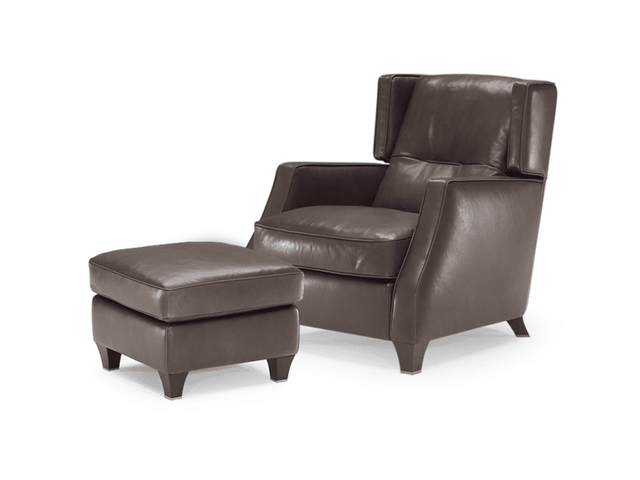 Natuzzi Italia Amadeus Armchair and Ottoman