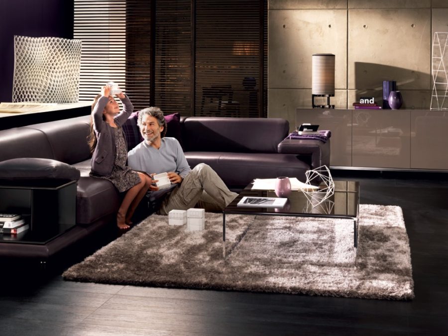 Natuzzi Italia Argo Rug Grey Lilac - Image 3