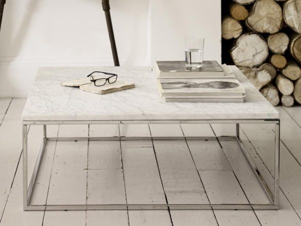 Natuzzi Italia Cabaret Square Marble Top