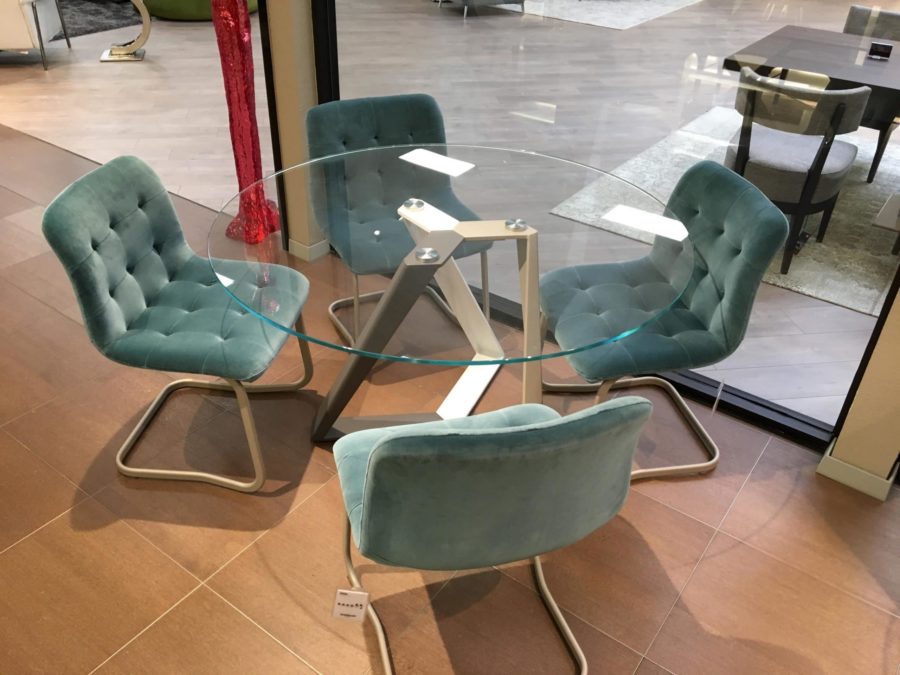 Bontempi Kuga Chair Petroleum Set of 4 - Image 3
