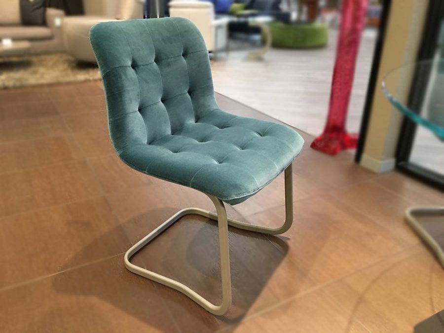 Bontempi Kuga Chair Petroleum Set of 4
