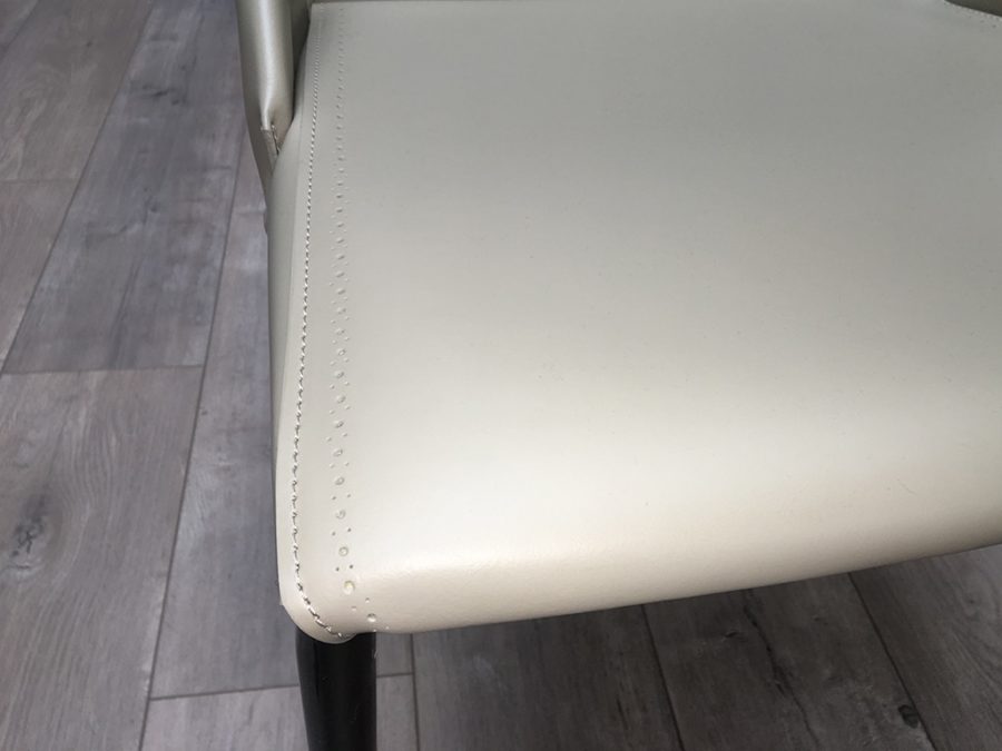 Bontempi Sally Dining Chair Sand Leather 34.48 - Image 4