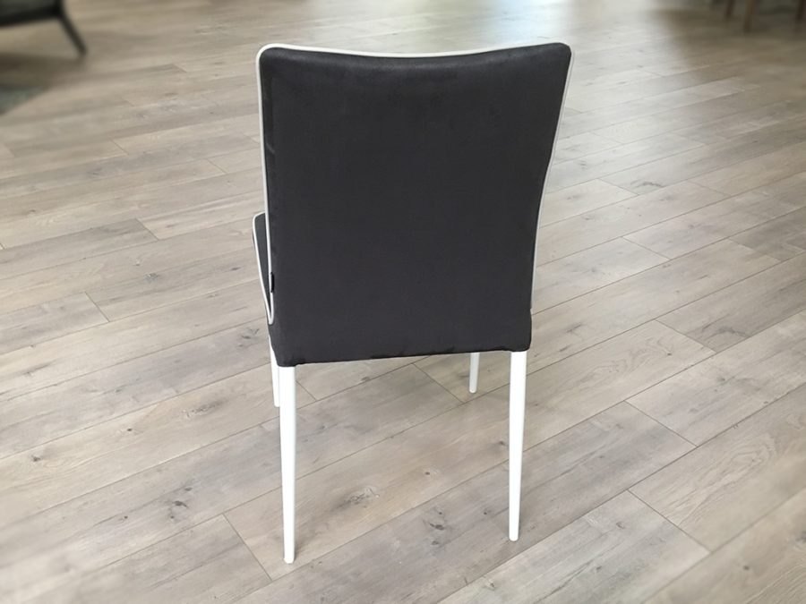 Bontempi Nata Highback Chair Anthracite Nabuk - Image 4