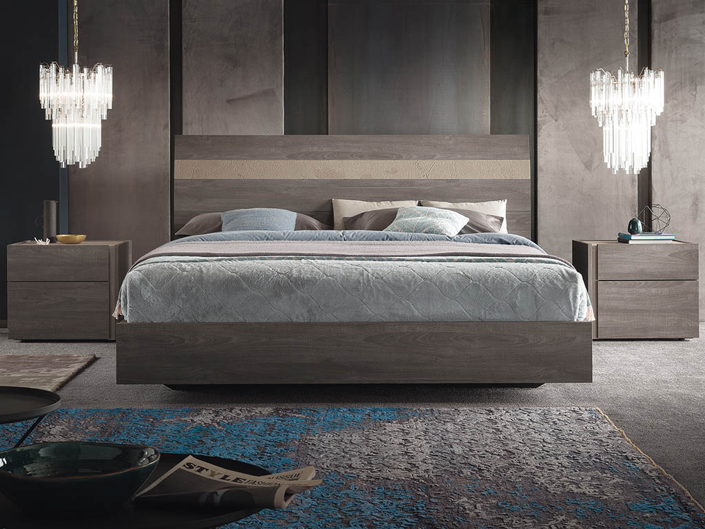 Alf Italia Nizza Cal King Bed, Contemporary King Bed Frame