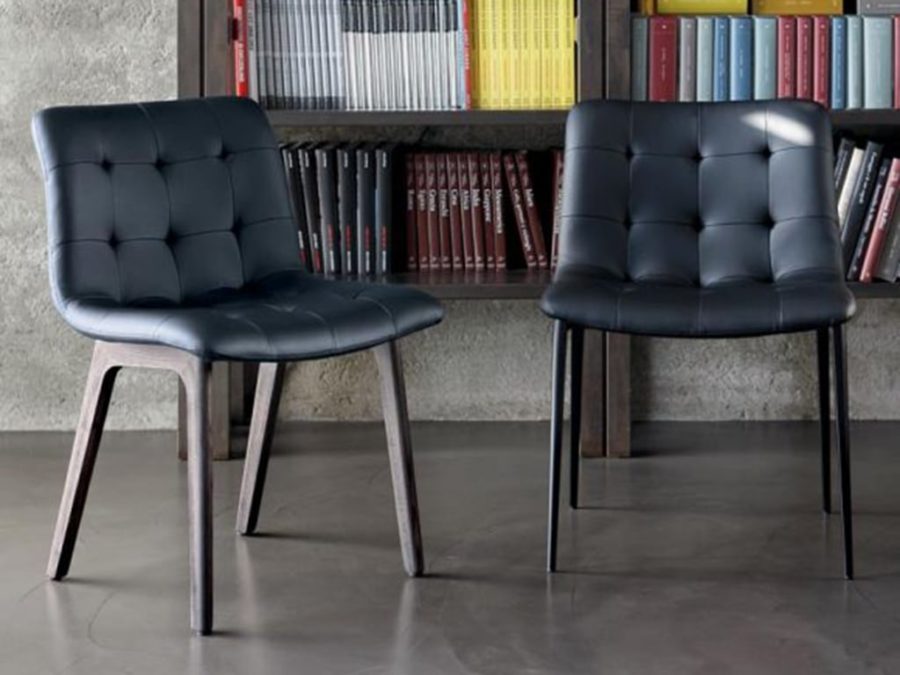 Bontempi Kuga Wood Leg Chair 40.37 - Image 2
