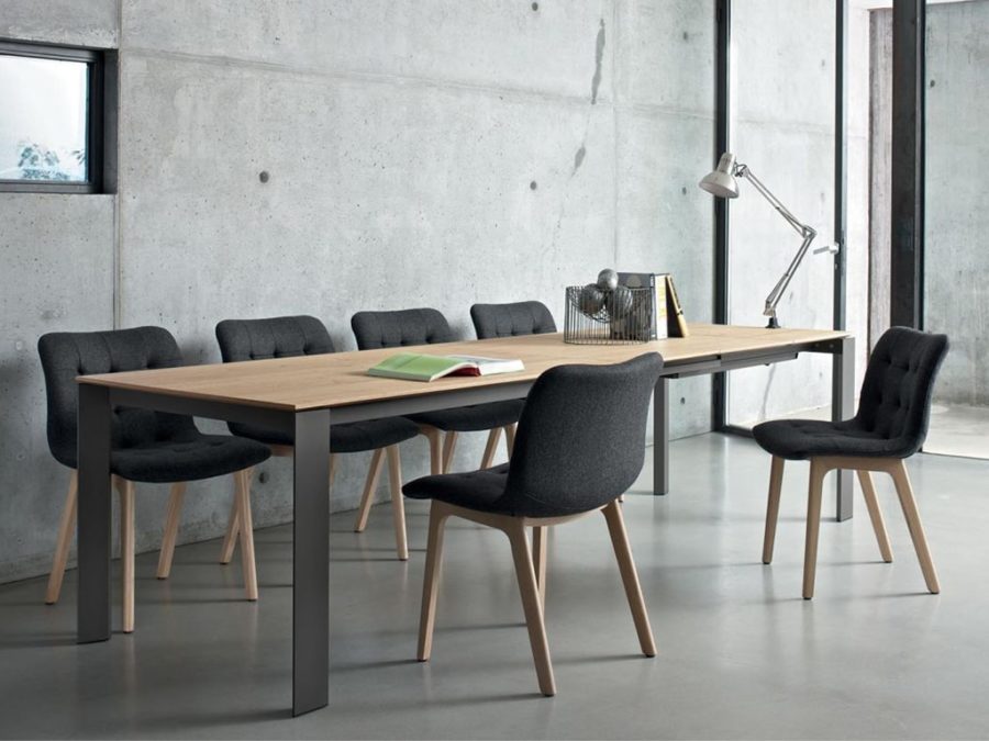 Bontempi Kuga Wood Leg Chair 40.37 - Image 7