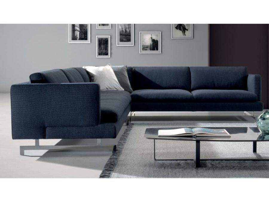 Natuzzi italia jeremy sectional side view