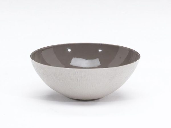 Natuzzi Italia Dona Bowl Beige/Brown