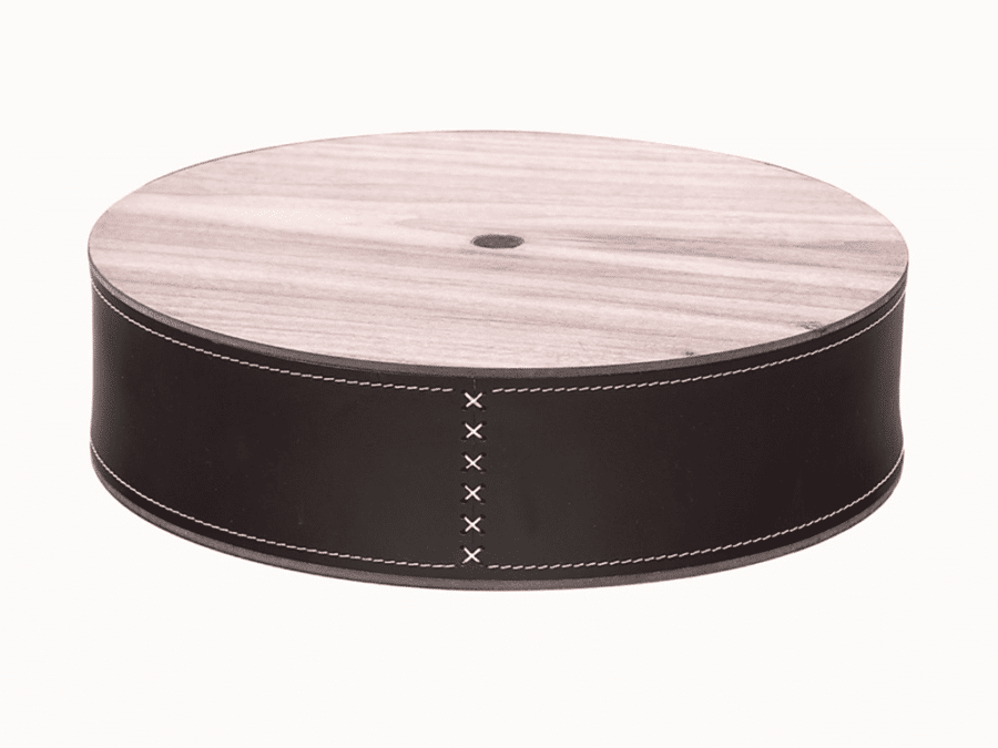 Natuzzi Italia Round Box Large Brown