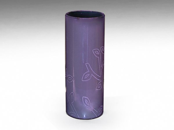 Natuzzi Italia Elda Tall Vase Purple