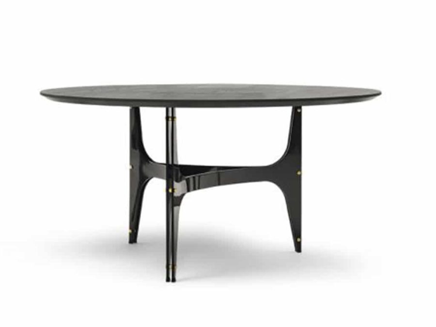 Bontempi Universe Table Glossy Black/ Charcoal - Image 3