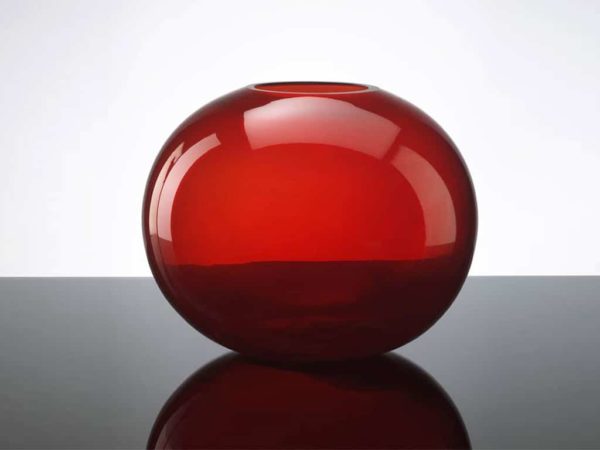 Cyan Red Pod Vase LRG