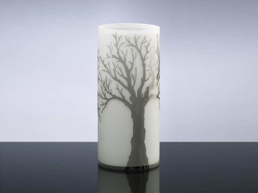 Cyan Oak Valley Vase MED
