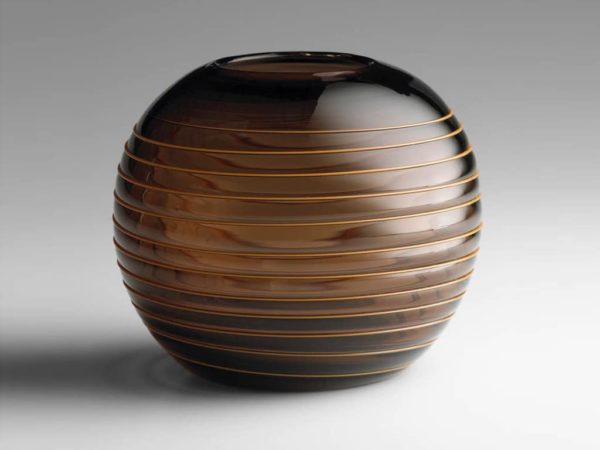 Cyan Vesper Round Vase MED