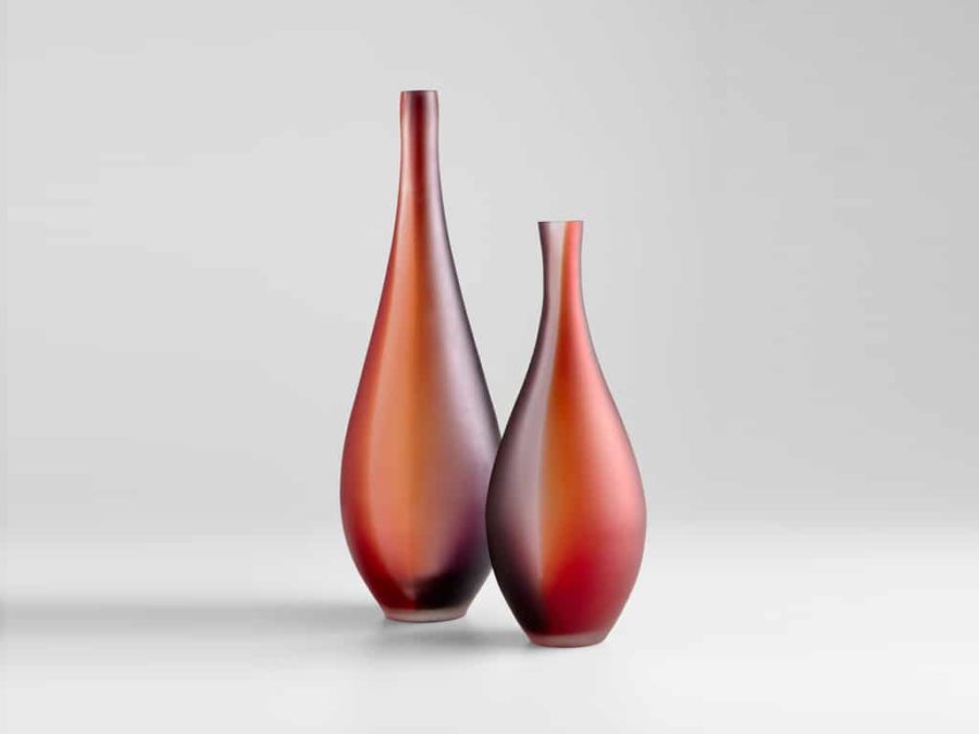 Cyan Savannah Flame Vase SM - Image 2