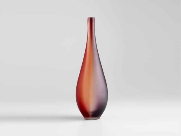 Cyan Savannah Flame Vase LRG