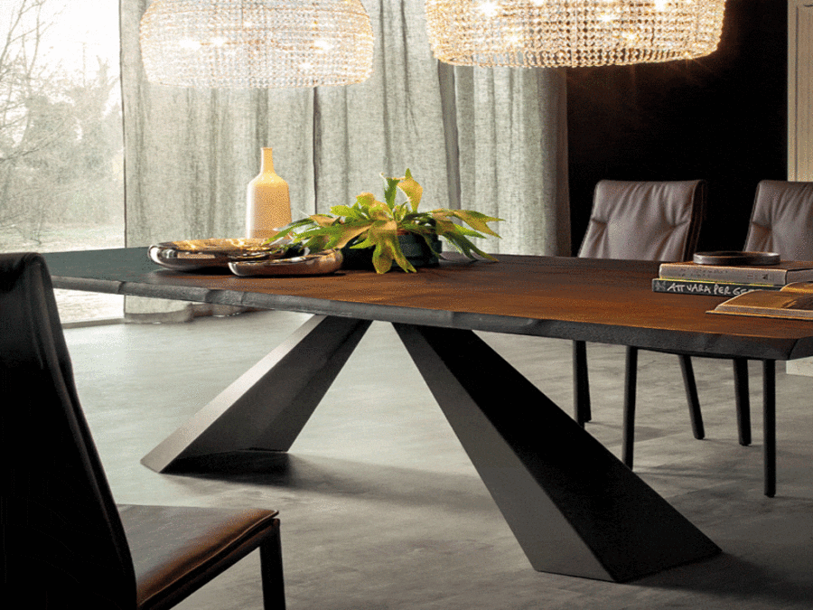 Cattelan Italia Eliot Wood Dining Table - Image 3
