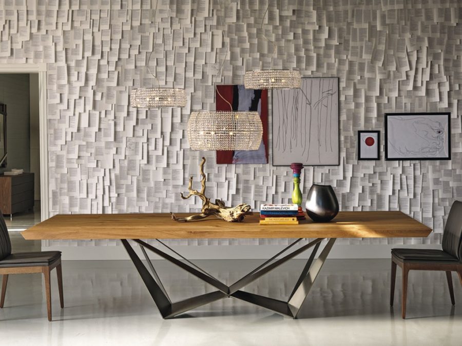 Cattelan Italia Skorpio Wood Dining Table - Image 2