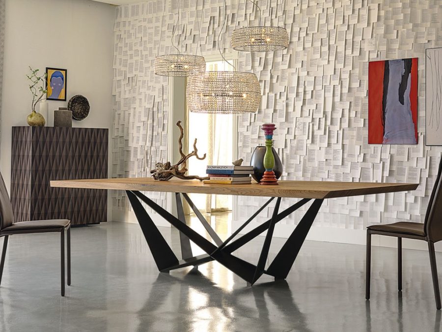 Cattelan Italia Skorpio Wood Dining Table - Image 6