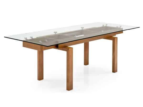 Calligaris Hyper Extendable Dining Table Glass