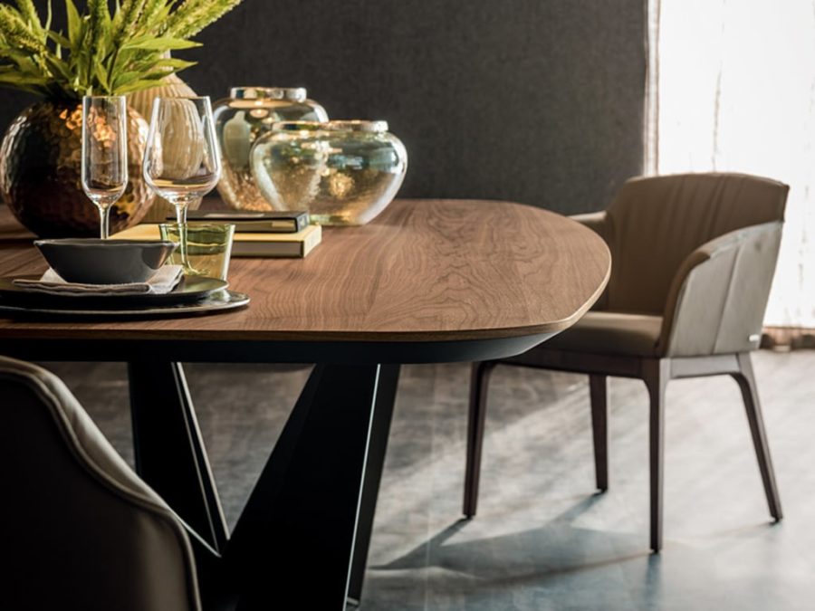 Cattelan Italia Skorpio Wood Dining Table - Image 5