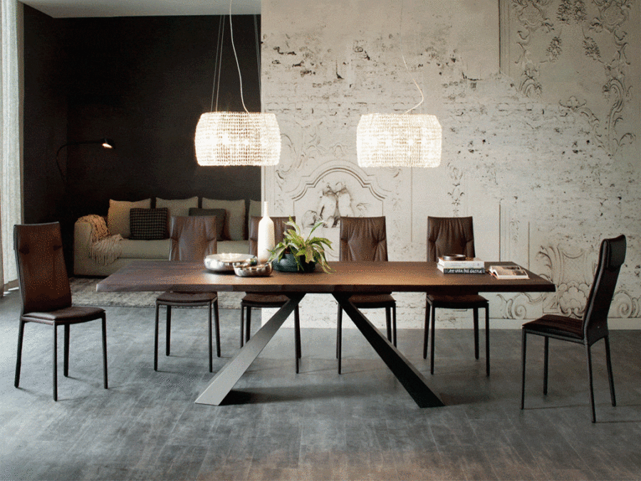 Cattelan Italia Eliot Wood Dining Table - Image 4