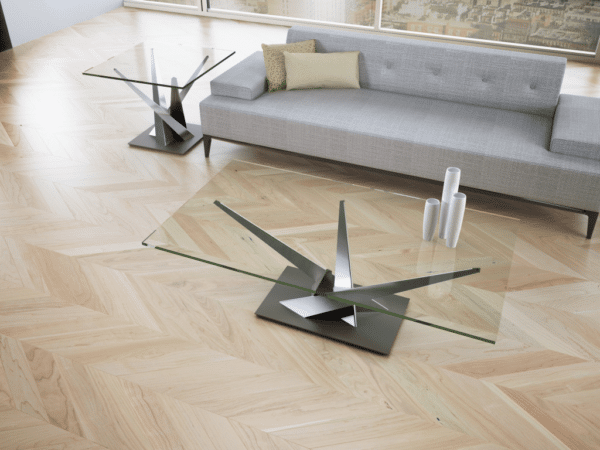 Elite Modern Crystal Cocktail Table