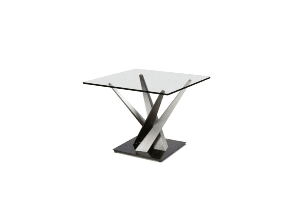 Elite Modern Crystal Square End Table