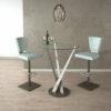 Elite Modern Crystal Pub Table - Image 2