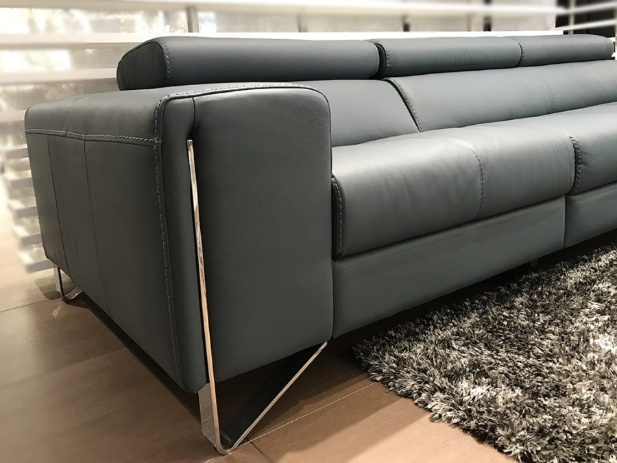 Estro Milano Verso Large Sofa Slate Grey - Image 3