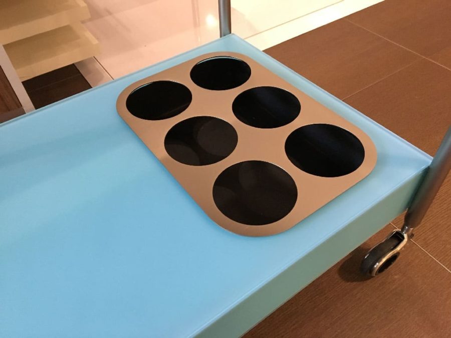 BDI Verra Bar Cart 5640 Aqua - Image 5