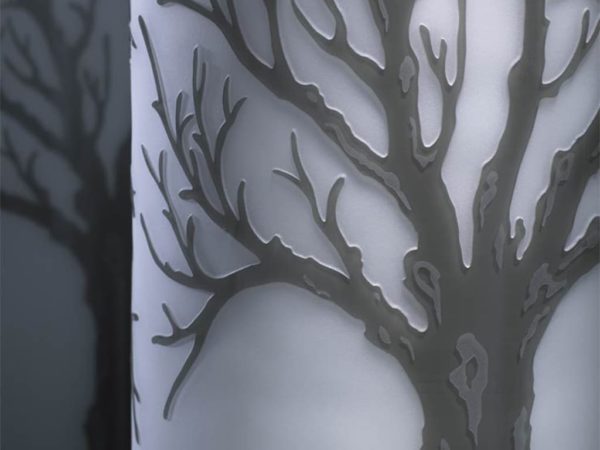 Cyan Oak Alley Vase Low