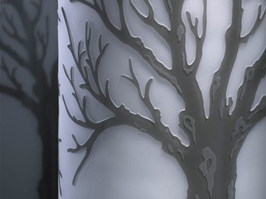 Cyan Oak Alley Vase Low - Image 2