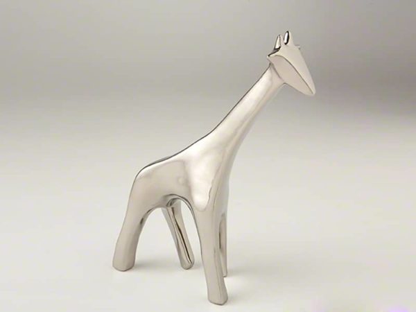 Global Views Giraffe - Bright Silver