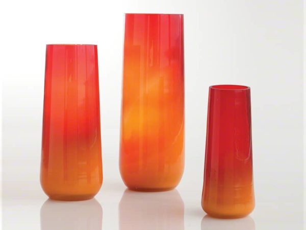 Global Views Ombre Taper Vase-Small