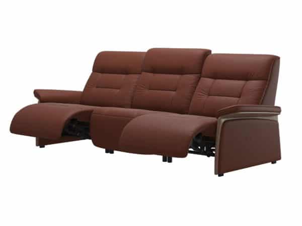 Stressless® Mary 3-seater with 2 motors arm wood