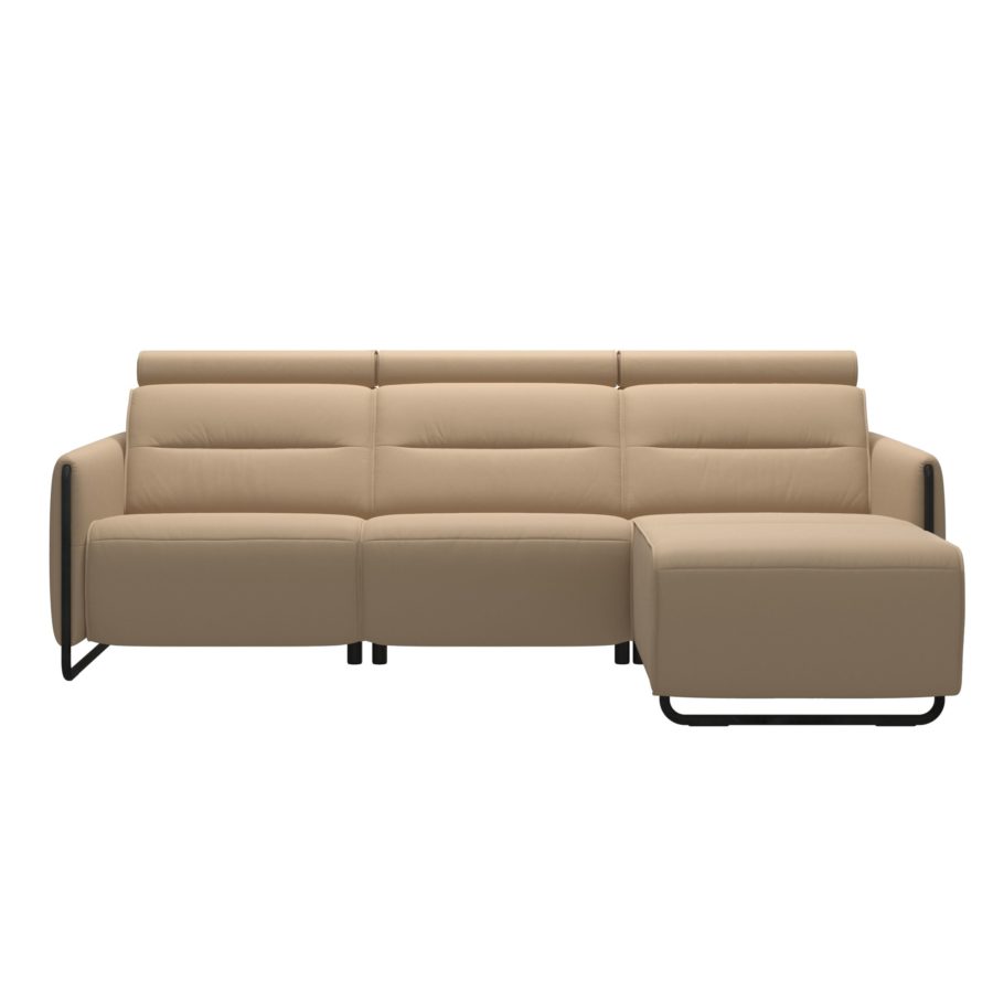 Stressless® Emily 2-Seat and Long Seat Sofa Steel
