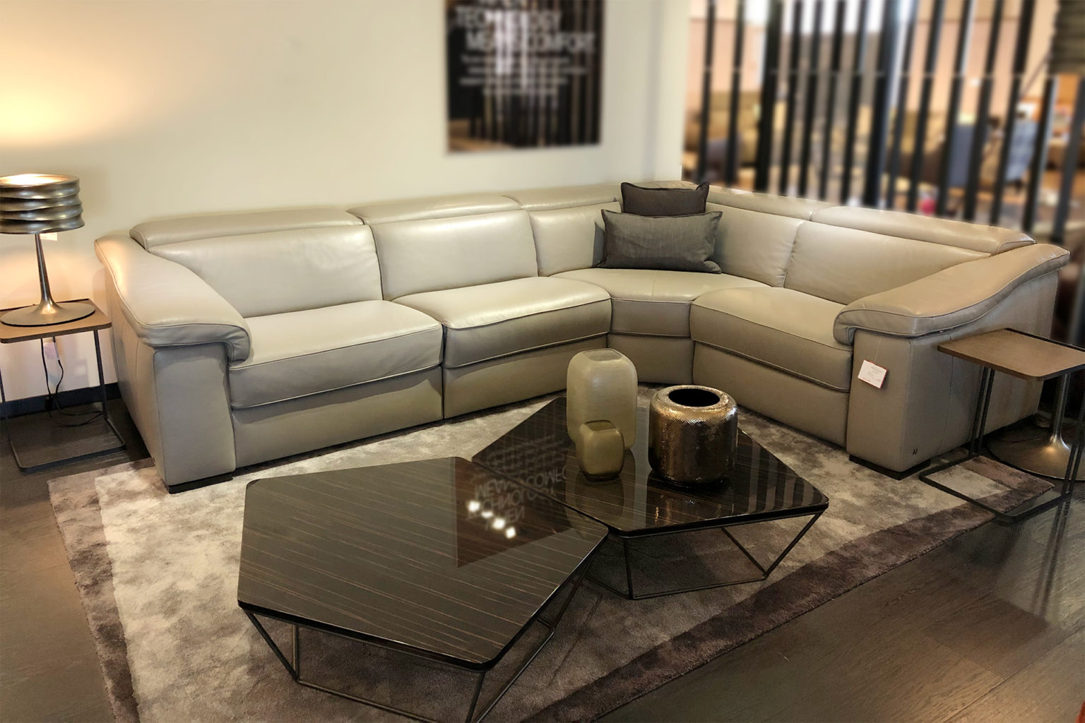 Natuzzi Italia Brick Sectional Furnitalia Contemporary Italian