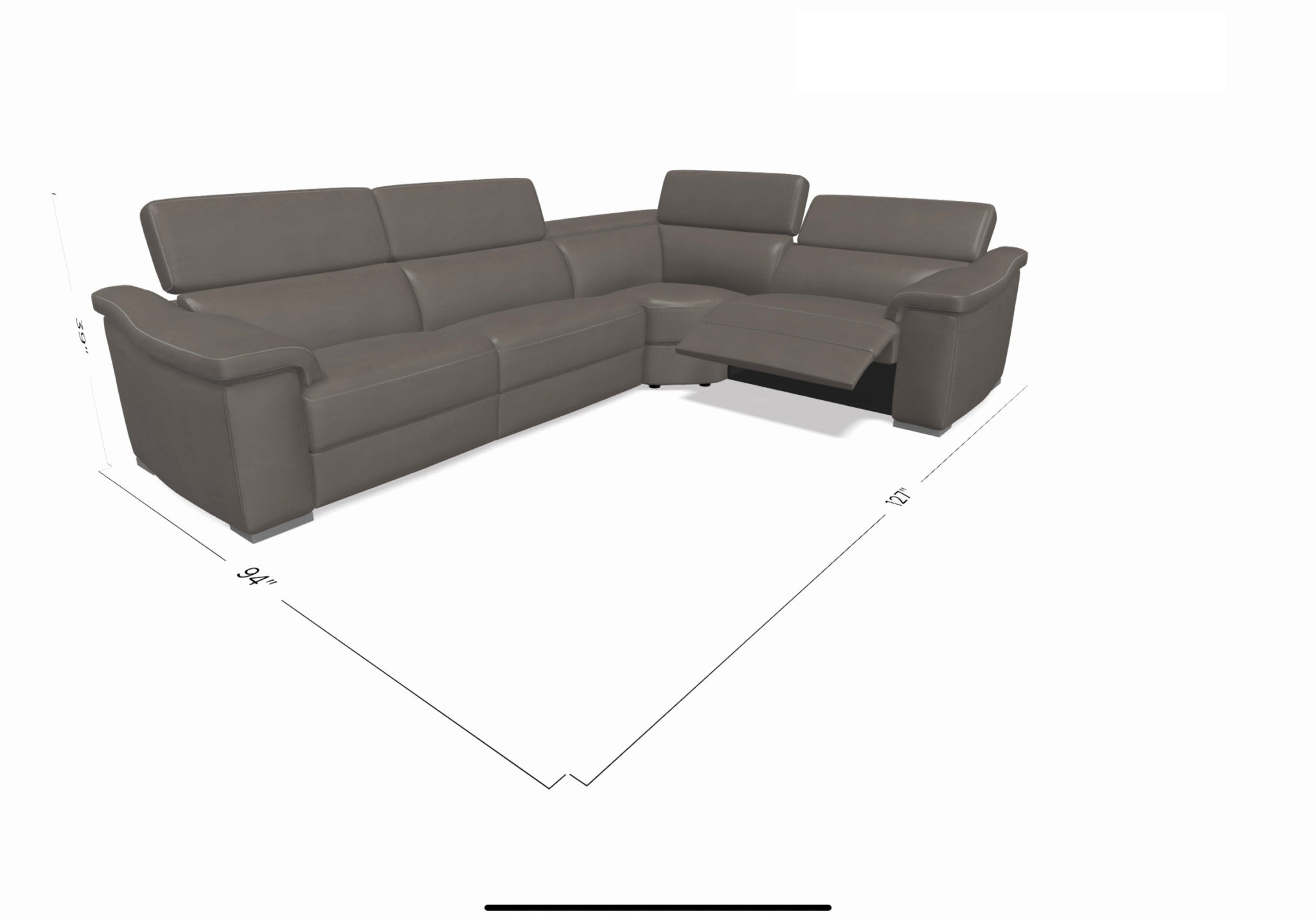 Natuzzi Italia Brick Sectional Furnitalia Contemporary Italian