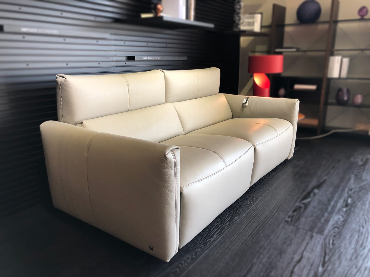 Natuzzi Italia Galaxy Power Reclining Sofa Furnitalia Contemporary