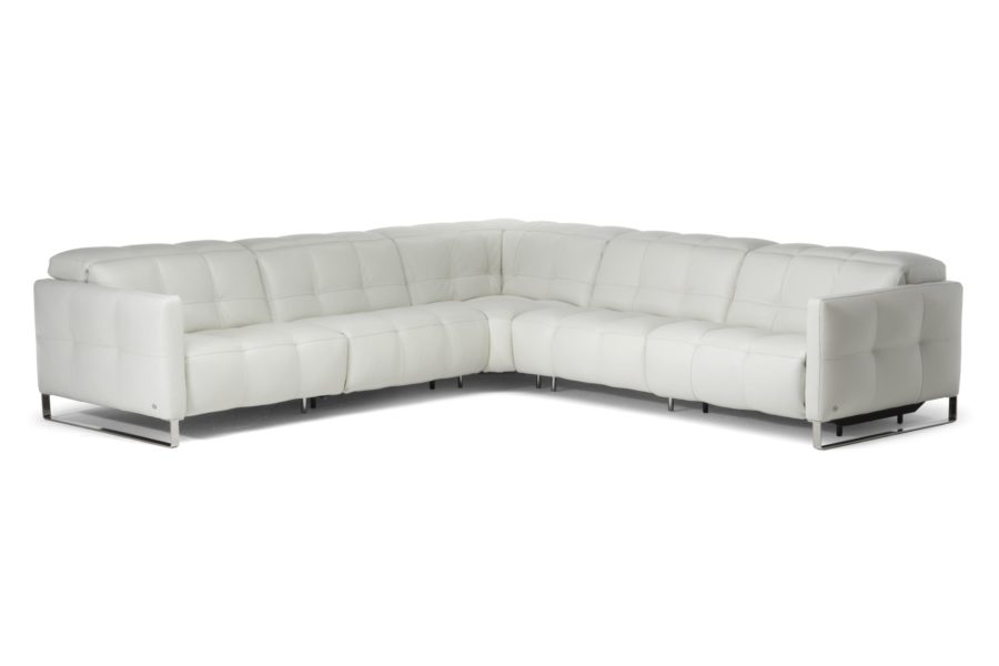 Natuzzi Italia Philo Sectional with Power Recliners