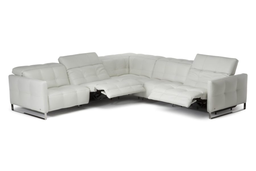 Natuzzi Italia Philo Sectional with Power Recliners - Image 2