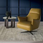 Natuzzi calma sales swivel chair
