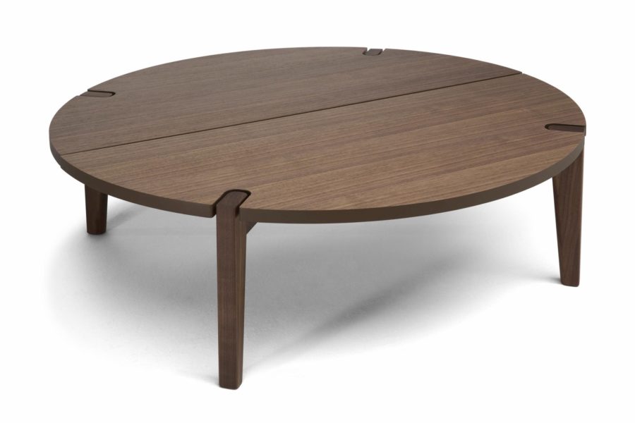 Natuzzi Editions Merlot Round Coffee Table