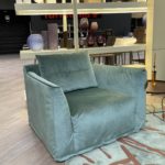 Alf Dafre Queen Armchair Green - showroom view