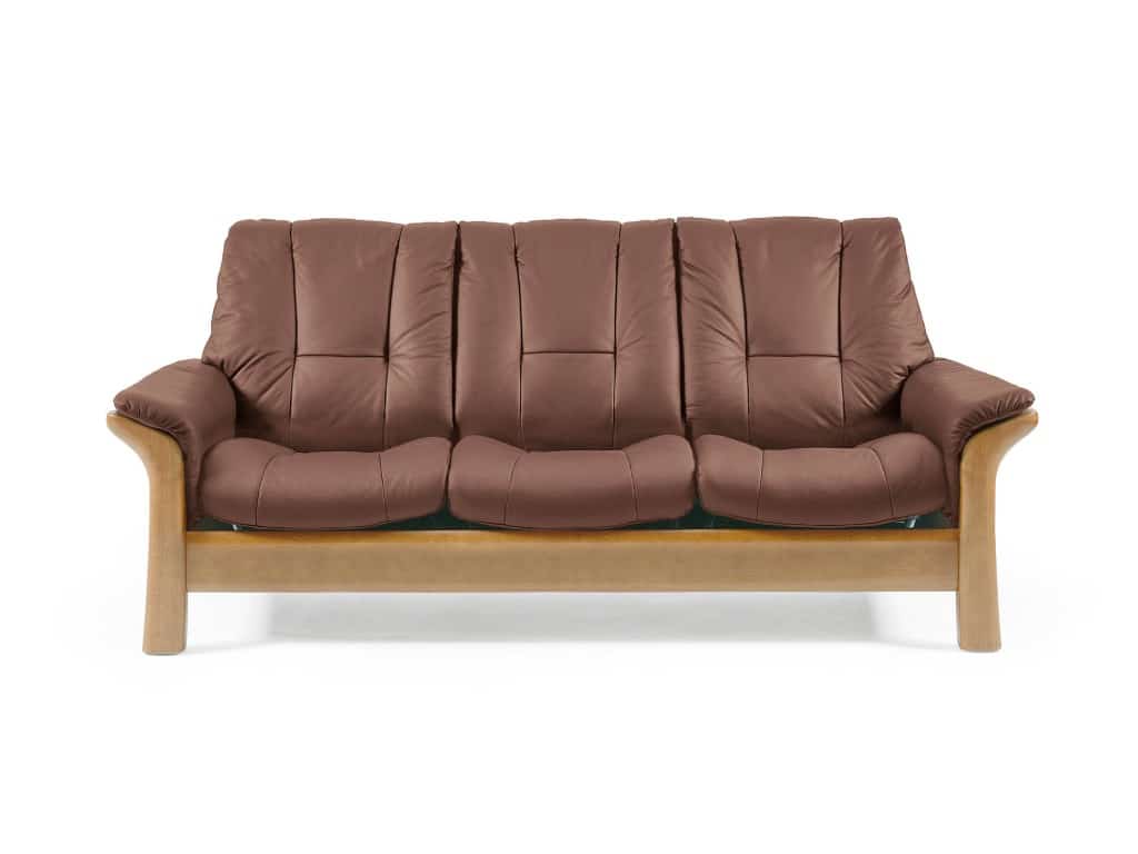 stressless windsor 3-seat sofa in copper color