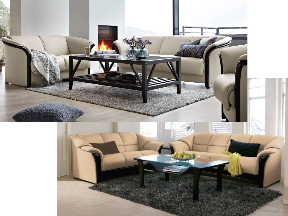 Stressless Manhattan and Oslo sofas