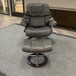 Stressless® Reno Signature Large Grey Front View